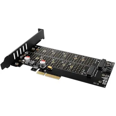 AXAGON PCEM2-DC PCIe NVMe+SATA M.2 Adapter – 2. kép