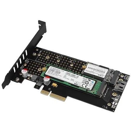 AXAGON PCEM2-DC PCIe NVMe+SATA M.2 Adapter – 5. kép