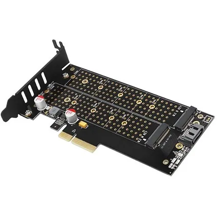 AXAGON PCEM2-DC PCIe NVMe+SATA M.2 Adapter – 6. kép