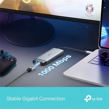 TP-Link UH6120C Docking Station Silver/Black – 8. kép