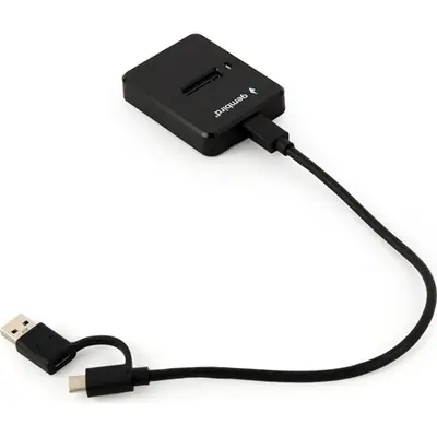 Gembird Desktop USB Type-C M.2 SATA NVME SSD Docking Station Black