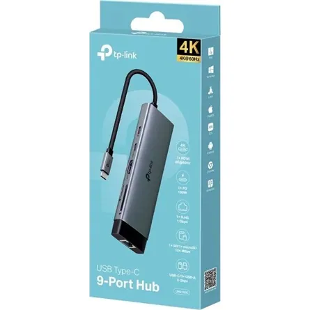 TP-Link UH9120C Docking Station Silver/Black – 4. kép