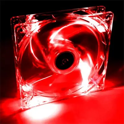 Akyga AW-12A-BR System Fan 12cm Red LED OEM – 2. kép