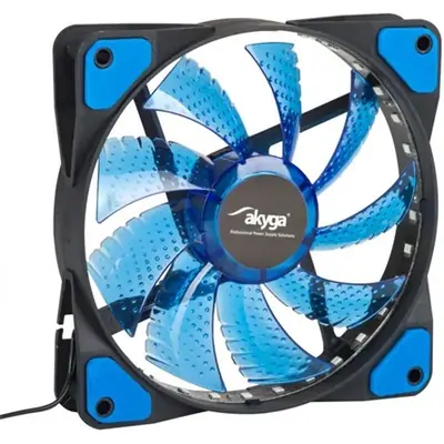 Akyga AW-12E-BL System Fan 12cm Blue LED