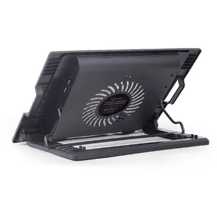Gembird NBS-1F17T-01 notebook hűtőpad / állvány fekete – 2. kép