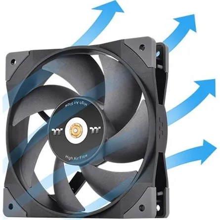 Thermaltake SWAFAN GT12 TT Premium Edition rendszerhűtő ventilátor fekete – 4. kép