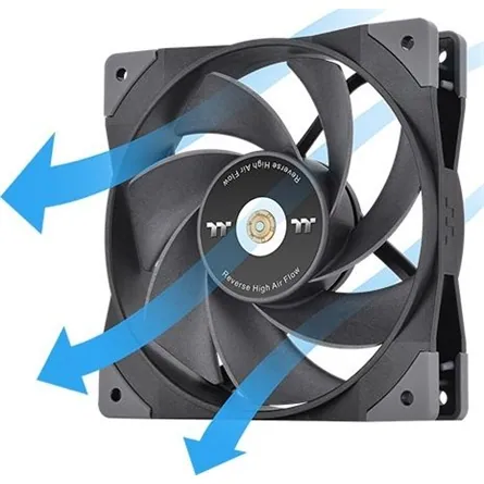 Thermaltake SWAFAN GT12 TT Premium Edition rendszerhűtő ventilátor fekete – 5. kép