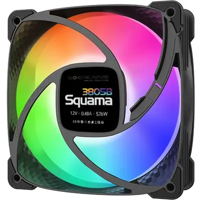 Geometric Future Super Squama 3805B rendszerhűtő ventilátor fekete – 2. kép