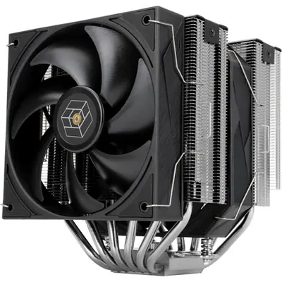 Thermalright Royal Pretor 130 processzor hűtő aluminium fekete