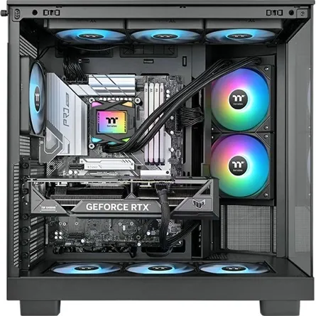 Thermaltake LA240 ARGB processzor vízhűtő fekete – 5. kép