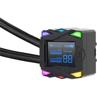 Thermaltake LA240-S ARGB processzor vízhűtő fekete – 2. kép
