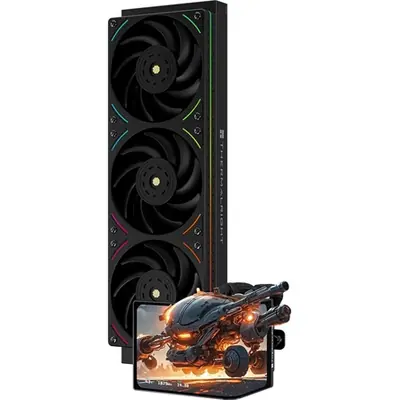 Thermalright Levita Vision 360 UB ARGB Black processzor vízhűtő fekete – 2. kép