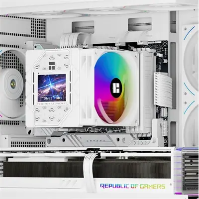 Thermalright Peerless Assassin 120 Vision ARGB White processzor hűtő fehér – 2. kép