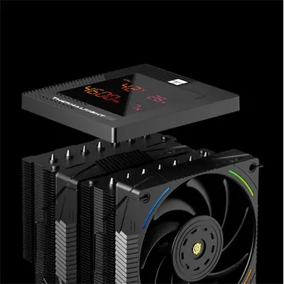 Thermalright Phantom Spirit 120 Digital EVO processzor hűtő fekete – 2. kép