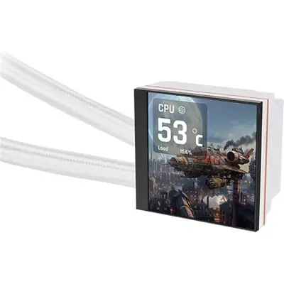 Thermaltake MAGFloe 360 Ultra ARGB Sync AIO Snow Edition processzor vízhűtő fehér – 2. kép