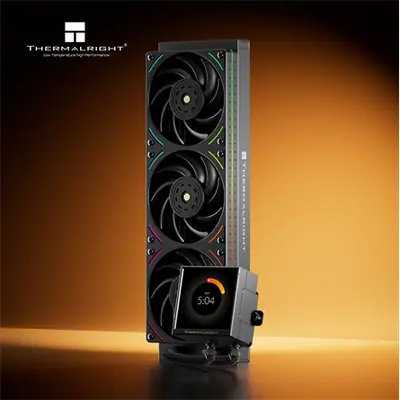 Thermalright PEERLESS VISION 360 UB ARGB processzor vízhűtő fekete – 2. kép