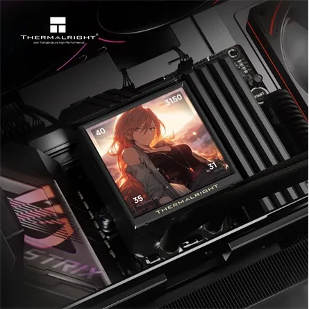 Thermalright PEERLESS VISION 360 UB ARGB processzor vízhűtő fekete – 3. kép