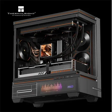 Thermalright PEERLESS VISION 360 UB ARGB processzor vízhűtő fekete – 5. kép