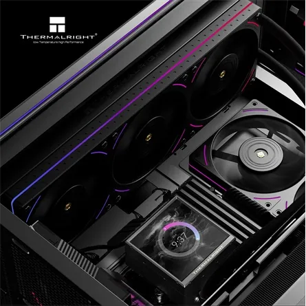 Thermalright PEERLESS VISION 360 UB ARGB processzor vízhűtő fekete – 8. kép