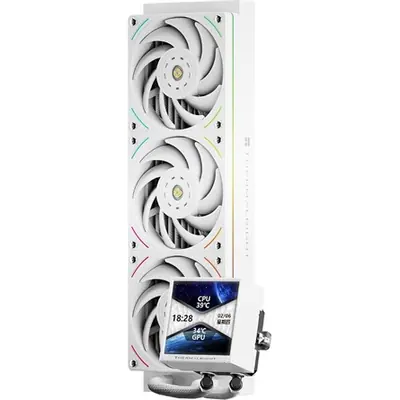 Thermalright PEERLESS VISION 360 UB ARGB processzor vízhűtő fehér