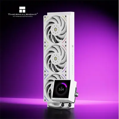 Thermalright PEERLESS VISION 360 UB ARGB processzor vízhűtő fehér – 2. kép