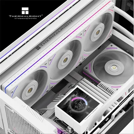 Thermalright PEERLESS VISION 360 UB ARGB processzor vízhűtő fehér – 8. kép