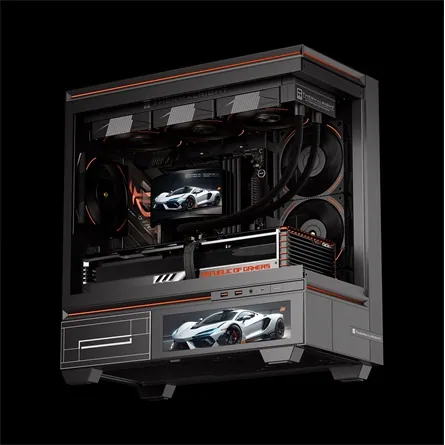 Thermalright RAINBOW VISION 360 TURBO ARGB processzor vízhűtő fekete – 6. kép