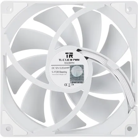 Thermalright TL-C12CW rendszerhűtő ventilátor fehér – 2. kép