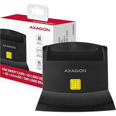 AXAGON CRE-SM2 USB Smart Card ID Card Reader & SD/microSD/SIM Card Reader – 2. kép