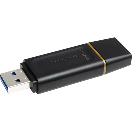 Kingston 128GB Data Traveler Exodia USB-A 3.2 Gen1 pendrive fekete-sárga – 2. kép