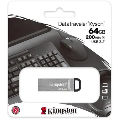 Kingston 64GB DT Kyson USB 3.2 Grey