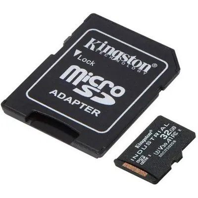 Kingston 32GB Industrial UHS-1 Class10 U3 V30 A1 vízálló microSDHC memóriakártya – 2. kép