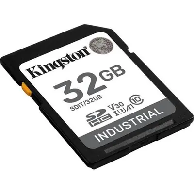 Kingston 32GB Industrial -40C to 85C UHS-1 Class10 U3 V30 A1 SDXC memóriakártya – 2. kép