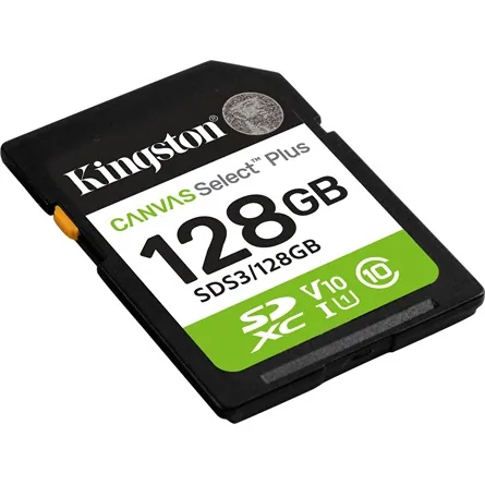 Kingston 128GB SDXC Canvas Select Plus Gen3 Class 10 UHS-I U1 V10 – 2. kép