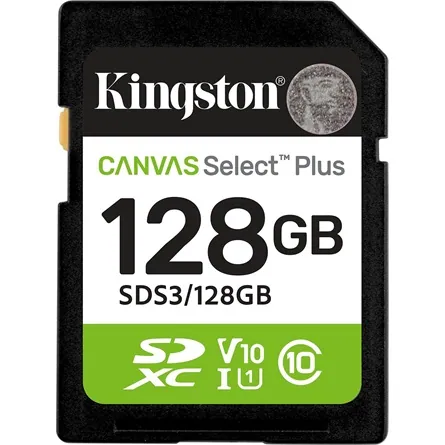 Kingston 128GB SDXC Canvas Select Plus Gen3 Class 10 UHS-I U1 V10 – 3. kép