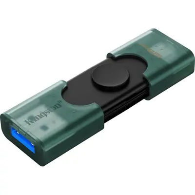 Kingston 128GB DataTraveler Duo Black/Green – 2. kép