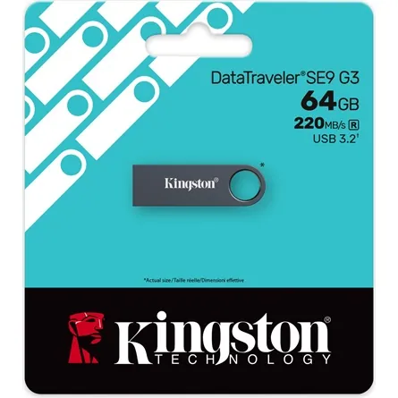 Kingston 64GB DTSE9G3 USB3.2 Dark Nickel