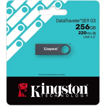 USB Flash Ram 256GB Kingston DTSE9G3 USB 3.2 Gen1 KE-U2X256-1AC