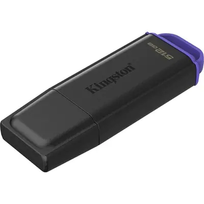 Kingston 512GB DataTraveler Exodia G2 USB-A 3.2 Gen1 pendrive fekete-lila – 2. kép
