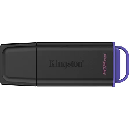 Kingston 512GB DataTraveler Exodia G2 USB-A 3.2 Gen1 pendrive fekete-lila – 4. kép