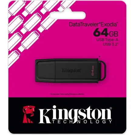 Kingston 64GB DataTraveler Exodia Black
