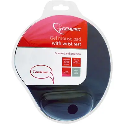Gembird MP-GEL/40 Zselés Csuklótámaszos Egérpad Blue