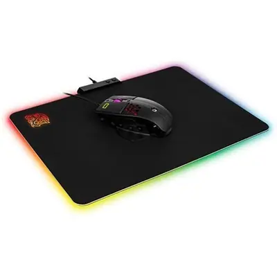 Tt eSPORTS Draconem RGB Cloth Edition gaming egérpad fekete – 2. kép