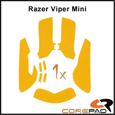 Corepad Mouse Rubber Sticker #732 - Razer Viper Mini gaming Soft Grips narancssárga