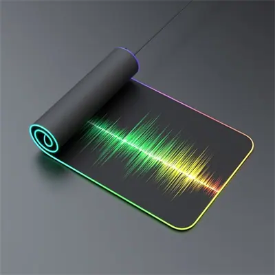 iMICE PD-09 RGB egérpad fekete – 2. kép