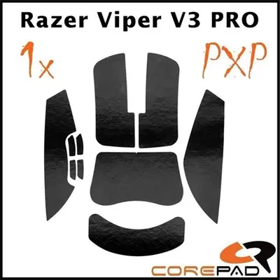 Corepad Razer Viper V3 Pro PXP Grips fekete