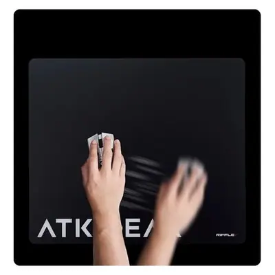 ATK LIAN eSport glass gaming egérpad fekete – 2. kép