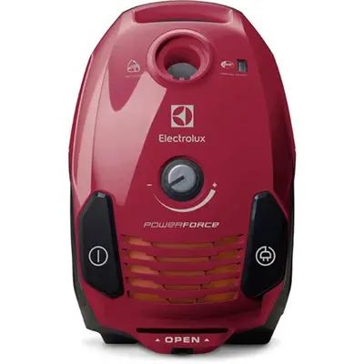 ELECTROLUX EPF61RR PowerForce Porzsákos porszívó, porzsák: 3,5L, 76 dB, Piros – 2. kép