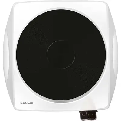 SENCOR SCP 1503WH-EUE4 Elektromos főzőlap, 18cm, 1500W, Fehér – 2. kép