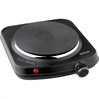 SENCOR SCP 1504BK-EUE4 Elektromos főzőlap, 18cm, 1500W, Fekete